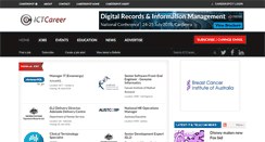 Desktop Screenshot of ictcareer.com.au