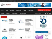 Tablet Screenshot of ictcareer.com.au