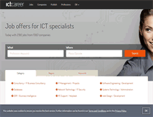 Tablet Screenshot of ictcareer.ch